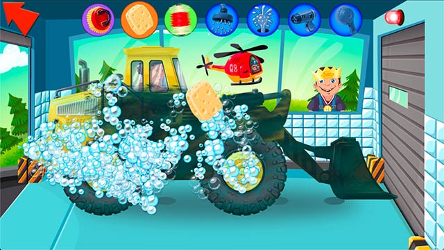 Lối chơi của My Little Car Wash game pha trộn giữa nhập vai và mô phỏng vật lý thực