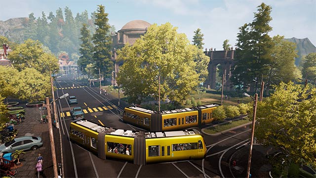 Đồ họa đẹp và trình mô phỏng chân thực là điểm nhấn của Tram Simulator game