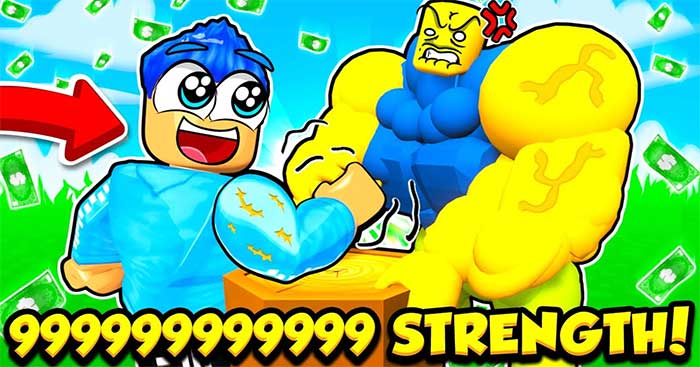 2023 - TOP game Roblox làm mưa làm gió 2023 Arm-wrestle-simulator-meo-choi-700