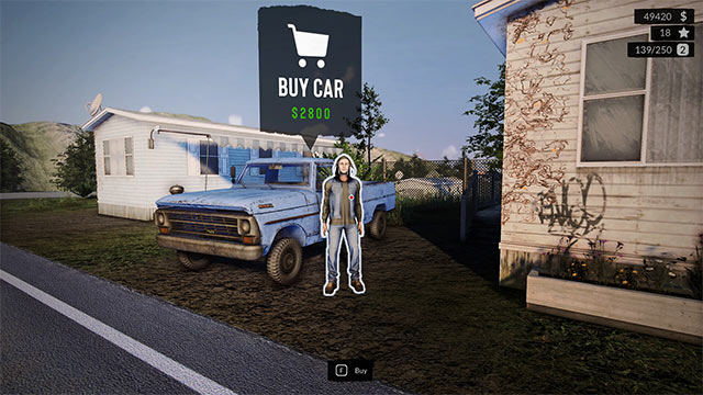 Sửa chữa và mua bán xe hơi cũ trong game mô phỏng Used Cars Simulator