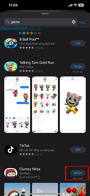 Hướng dẫn chơi game trên iMessage với bạn bè Choi-game-tren-iMessage-voi-ban-be-5