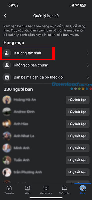 Hướng dẫn lọc bạn bè ít tương tác trên Facebook Loc-ban-be-khong-tuong-tac-Facebook-4