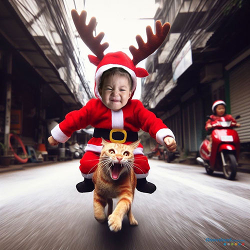 chay - Cách tạo ảnh chế mèo chạy đuổi, trend Cat Run Meme Cat-Run-Meme-12