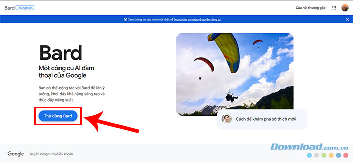 Cách dùng chatbot Bard AI của Google Cach-su-dung-chatbot-Bard-AI-cua-Google-1