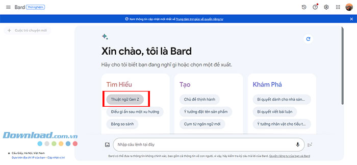 Cách dùng chatbot Bard AI của Google Cach-su-dung-chatbot-Bard-AI-cua-Google-5