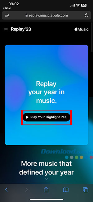 Cách xem thống kê nghe nhạc Apple Music Replay 2024 Apple-Music-Replay-2023-10