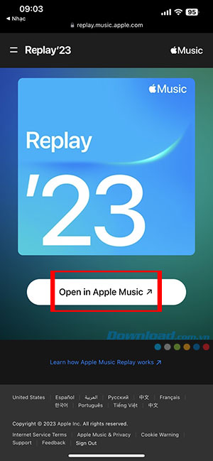 Cách xem thống kê nghe nhạc Apple Music Replay 2024 Apple-Music-Replay-2023-14