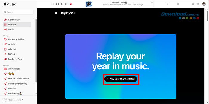 Cách xem thống kê nghe nhạc Apple Music Replay 2024 Apple-Music-Replay-2023-2