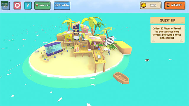 Cozy Island Idle là game mô phỏng câu cá thư giãn theo phong cách Idle game nhàn rỗi