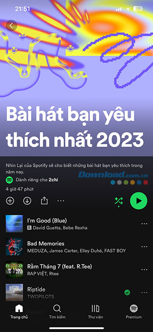 Hướng dẫn xem thống kê nghe nhạc Spotify Wrapped 2024 Spotify-Wrapped-2023-7