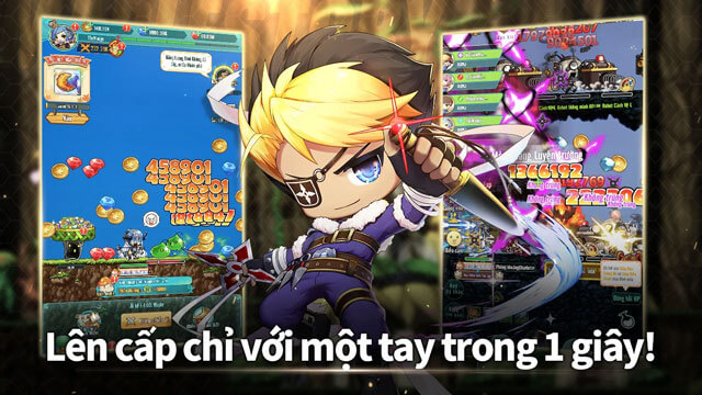 Chơi game chỉ với một tay, lên cấp dễ dàng