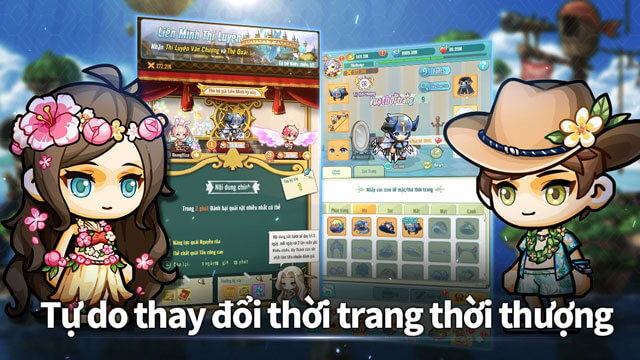 Tự do thay đổi thời trang thời thượng