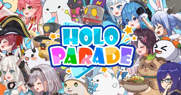 HoloParade là game chiến thuật 2D đồ họa Anime độc đáo