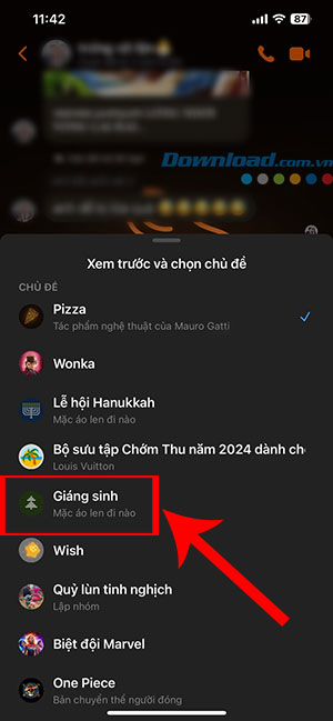 Cách đổi chủ đề Giáng Sinh trong Facebook Messenger Thayp-doi-chu-de-Giang-Sinh-Facebook-Messenger-2