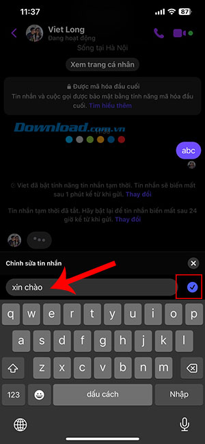 Cách chỉnh sửa tin nhắn đã gửi trong Facebook Messenger Chinh-sua-tin-nhan-da-gui-Facebook-Messenger-3