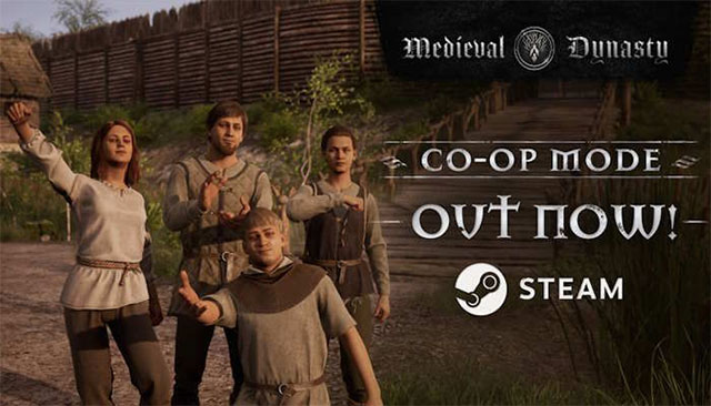 Chế độ co-op hoàn toàn mới, độc quyền trên bản đồ Oxbow của Medieval Dynasty 