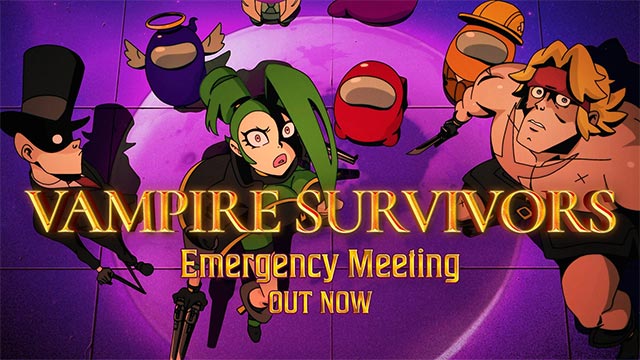 Khám phá gói DLC Emergency Meeting cho Vampire Survivors mới