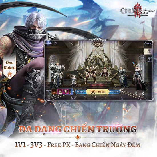 Cuộc chiến Guild và PVP quy mô khốc liệt