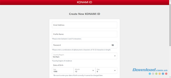 Cách liên kết dữ liệu eFootball 2024 với ID Konami