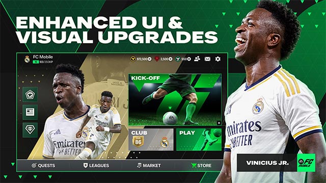 Mãn nhãn với đồ họa và giao diện thế hệ mới trong EA SPORTS FC Mobile 24