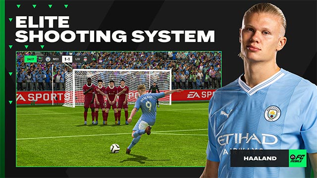 Khám phá hệ thống sút bóng và nhiều kỹ thuật đỉnh cao trong EA SPORTS FC Mobile 24