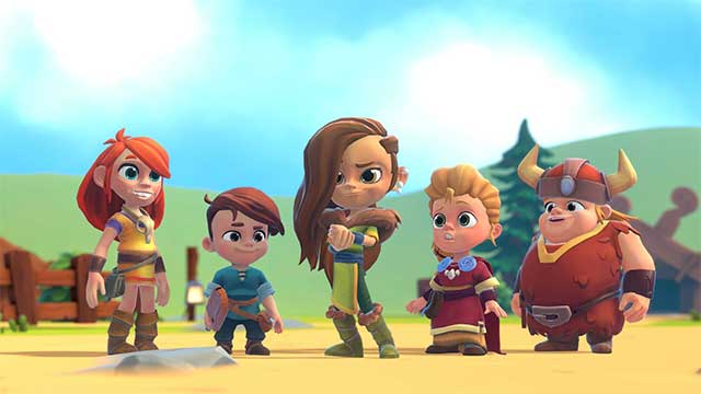 Tiny Vikings: Journey to Asgard là một trò chơi phiêu lưu hành động thú vị và vui nhộn