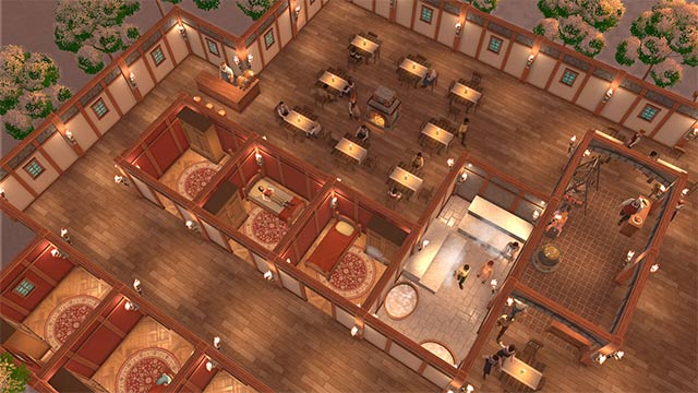 Không ngừng nâng cấp và mở rộng quán trọ Trung cổ trong khi chơi Inn Tycoon game