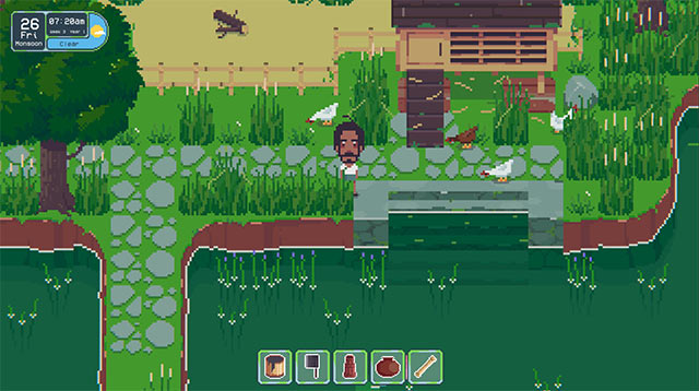 Spirit of the Backwater là game mô phỏng cuộc sống thôn quê yên bình trên nền đồ họa pixel