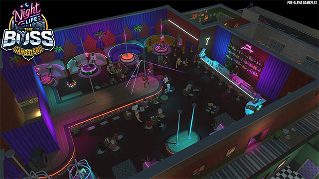 Kinh doanh hộp đêm trong thành phố bất ổn với game mô phỏng The Boss Gangsters: Nightlife