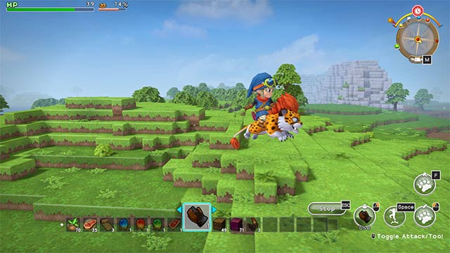 Khám phá thế giới game Dragon Quest Builder rộng lớn