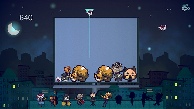 Roofcats Band - Suika Style là game hợp nhất giống Suika Game và Watermelon Game