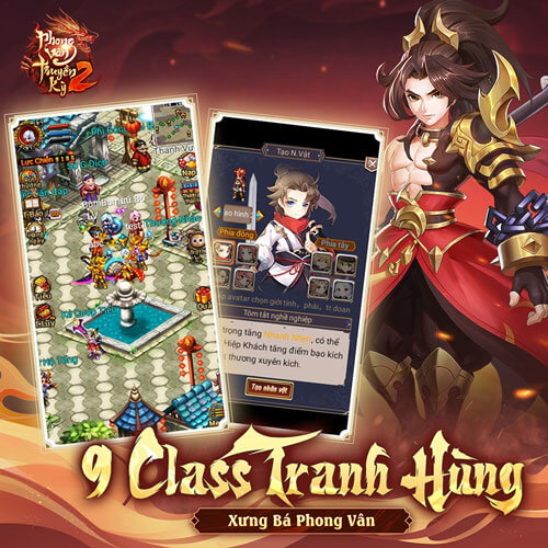 kiếm - Phong Vân Truyền Kỳ 2 game nhập vai kiếm hiệp được phát triển và phát hành trên nền tảng di động bởi nhà CMN Phong-van-truyen-ky-2-1