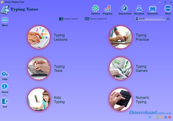 Hướng Dẫn Dùng Kirans Typing Tutor Cơ Bản Vn