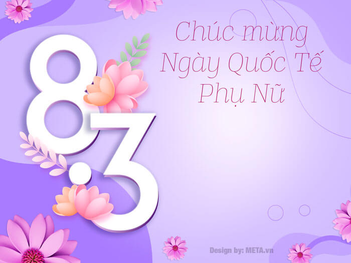 Mẫu thiệp chúc Ngày Quốc tế Phụ nữ 8/3 dành tặng mẹ