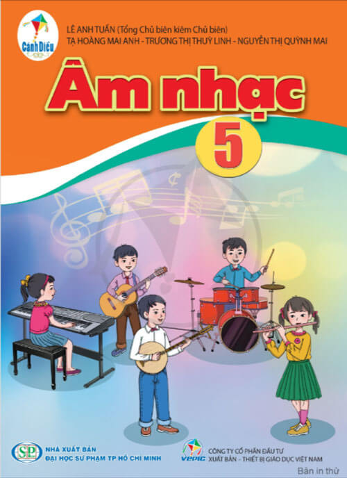 Sách Giáo Khoa Âm nhạc 5 Cánh Diều