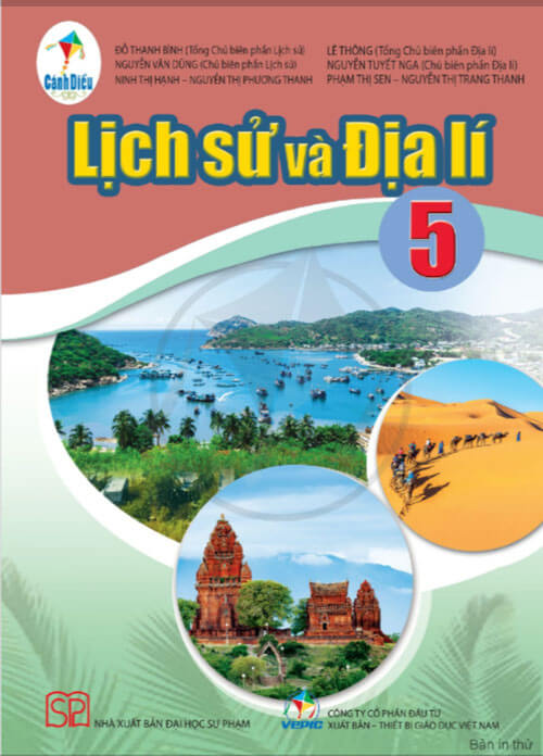 Sách Giáo Khoa Lịch sử và Địa lí 5 Cánh Diều