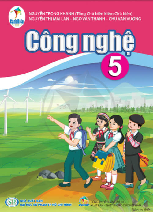 Sách Giáo Khoa Công nghệ 5 Cánh Diều