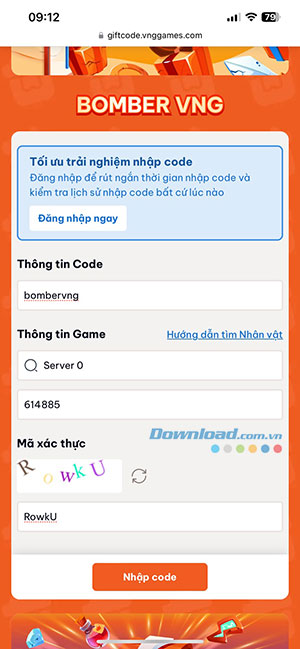 Code Bomber VNG mới nhất và cách nhập Code-Bomber-VNG-3