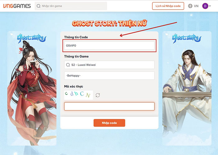 Code Ghost Story: Thiện Nữ mới nhất và cách nhập Code-Ghost-Story-Thien-Nu-4