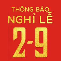 Mẫu thông báo lịch nghỉ lễ 2/9