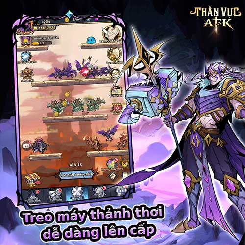 cung - Thần Vực AFK cho Android Chơi game rảnh tay, cùng lúc thực hiện nhiều nhiệm vụ Than-Vuc-AFK-Android-1