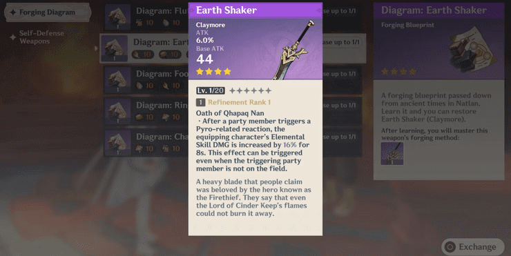 Earth Shaker trong Genshin Impact có đáng dùng